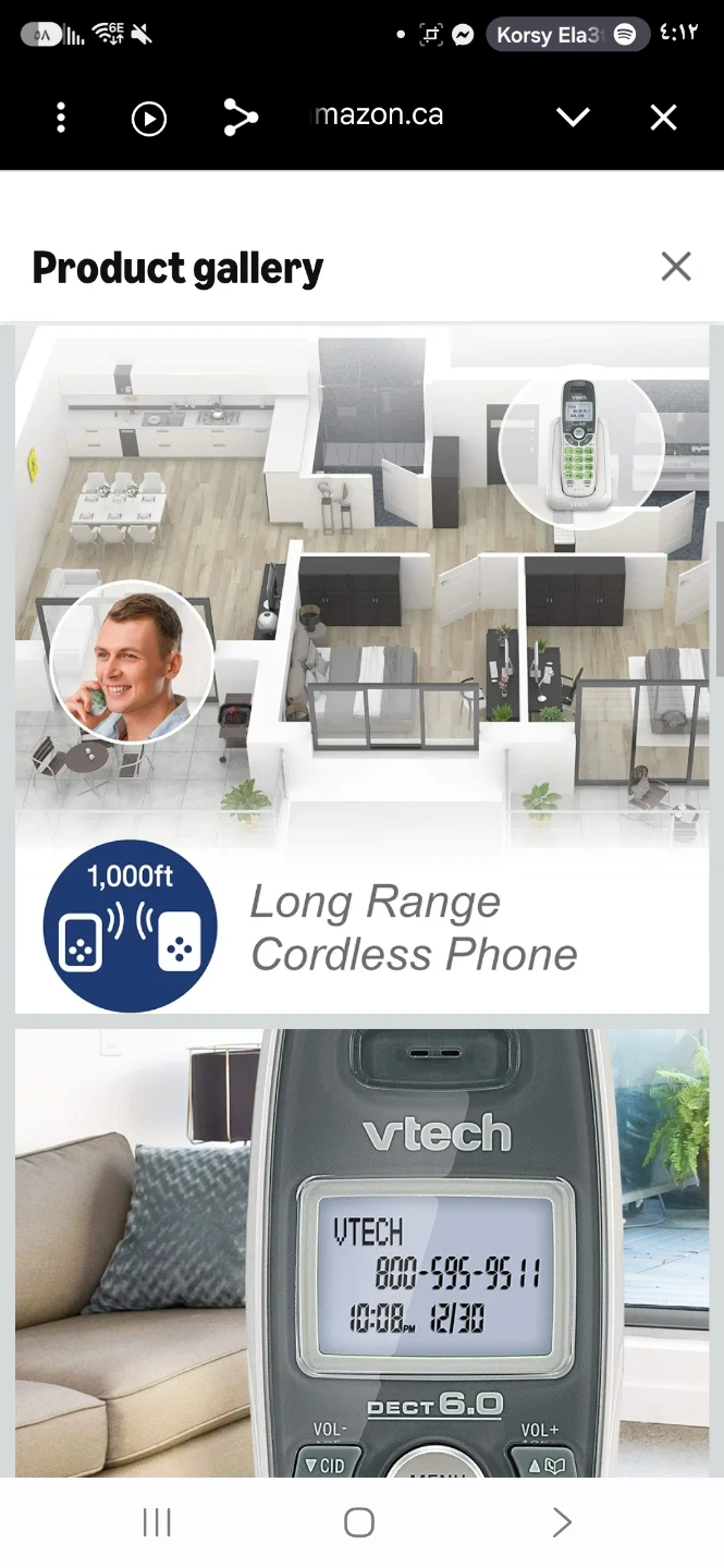 VTech 2 Handset DECT 6.0 - photo 5