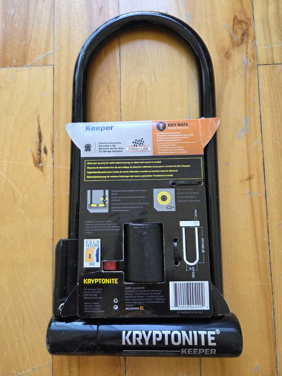 NEW! Kryptonite Bike Lock - photo 2
