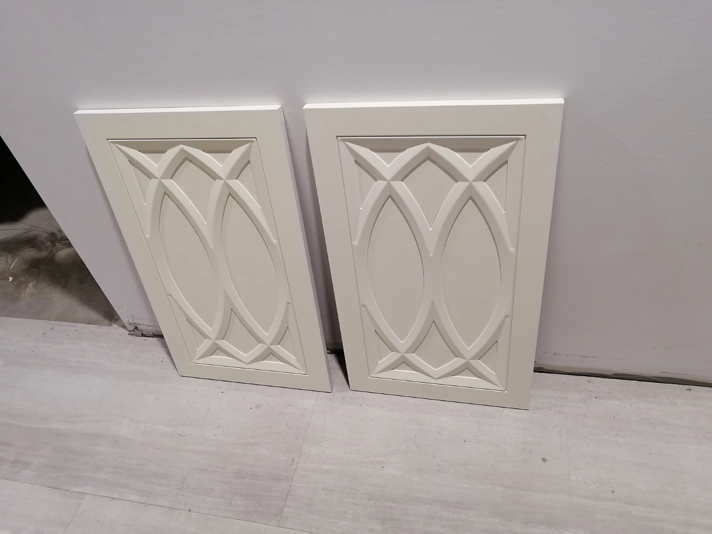 2 Off-White Decorative Cabinet Doors - photo 2