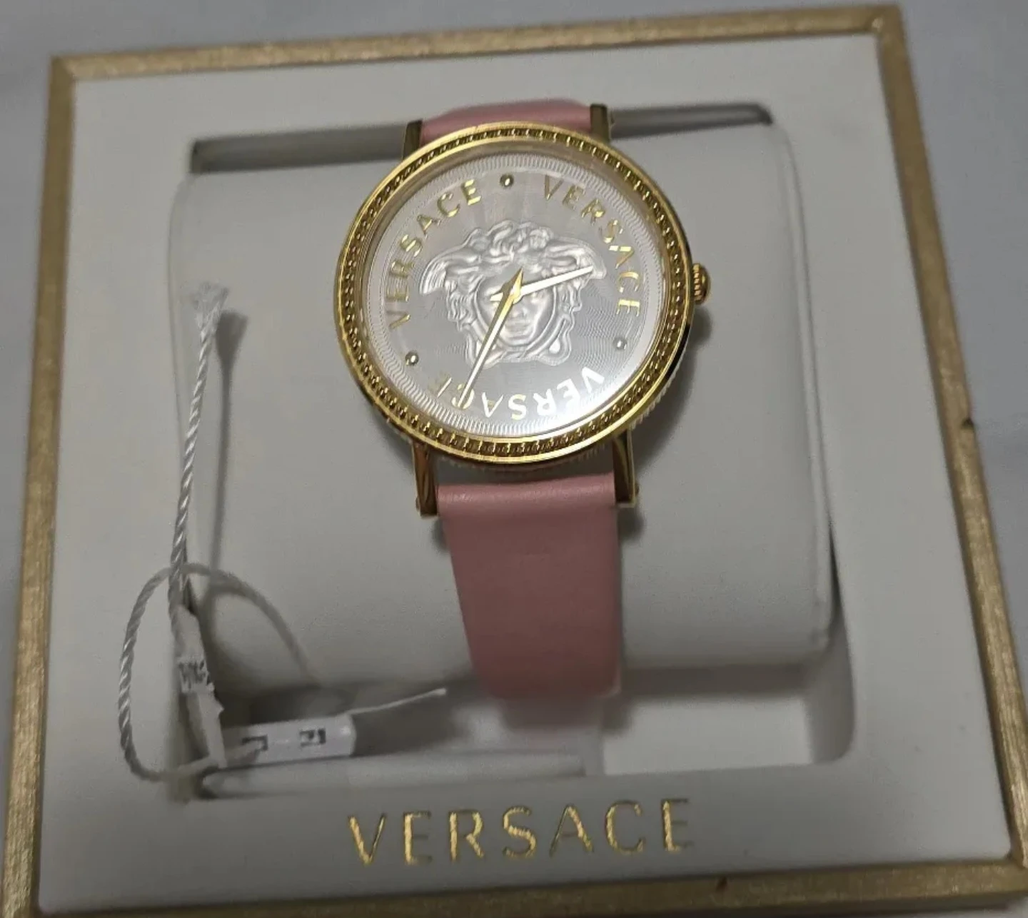 Versace Watch Pink Gold