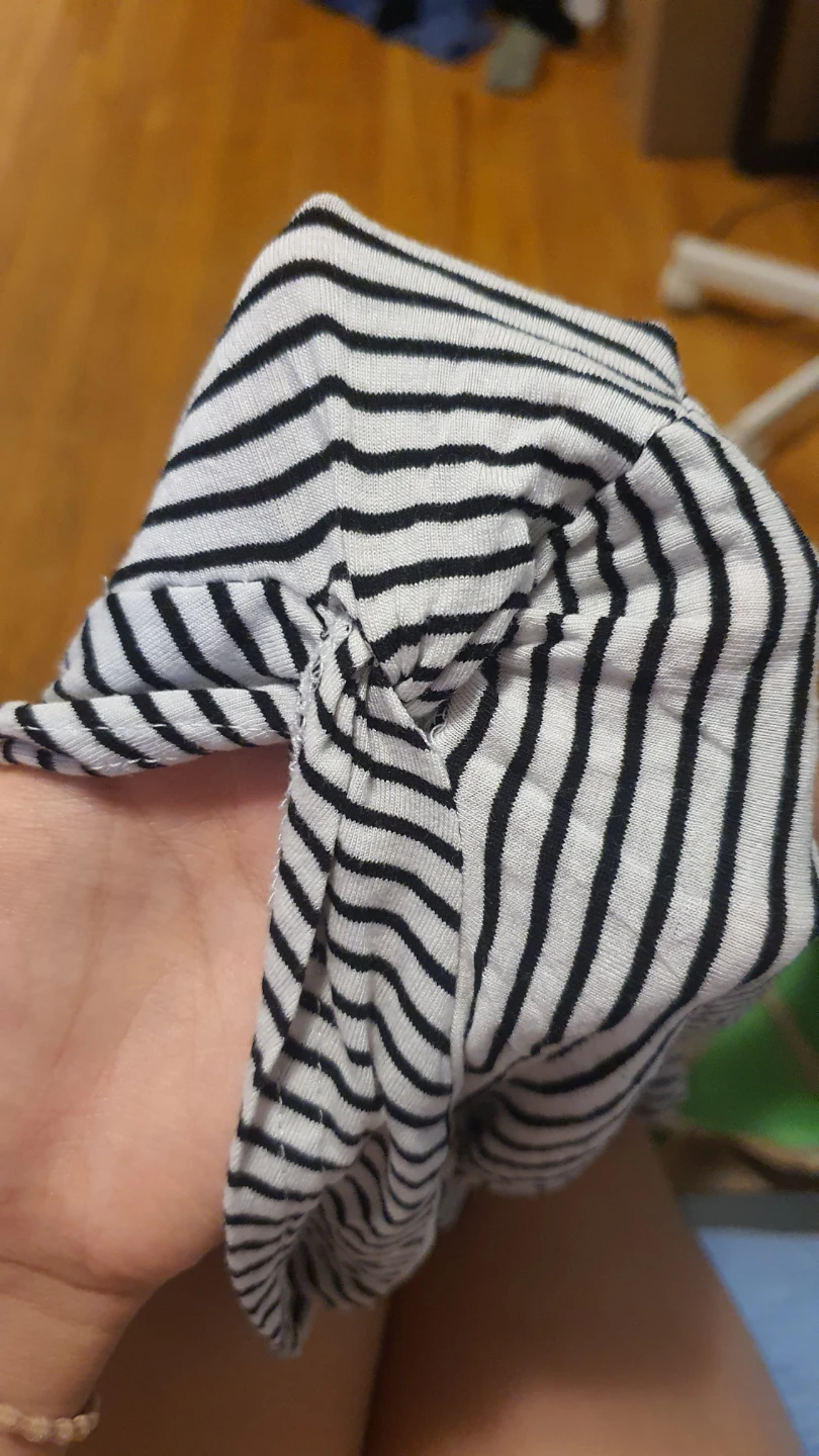 Ardene Striped Knot-Front T-Shirt - photo 4
