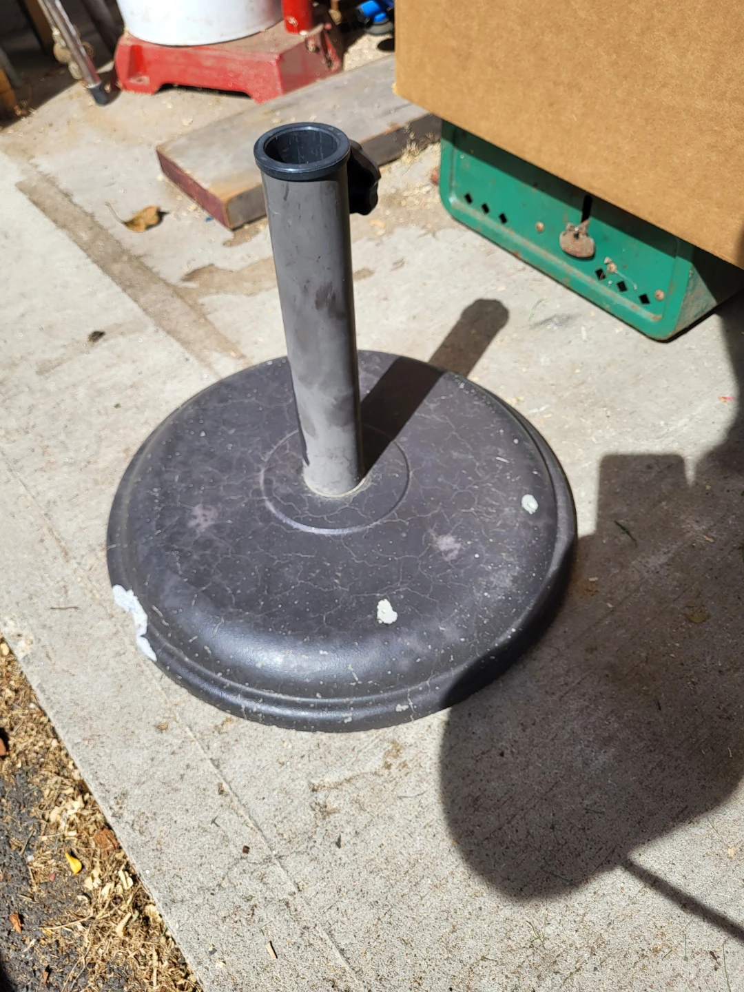 Black Patio Umbrella Base