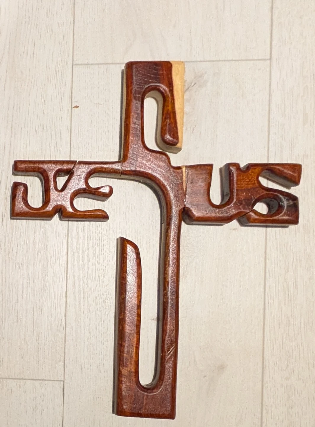 Wooden Jesus Wall Cross