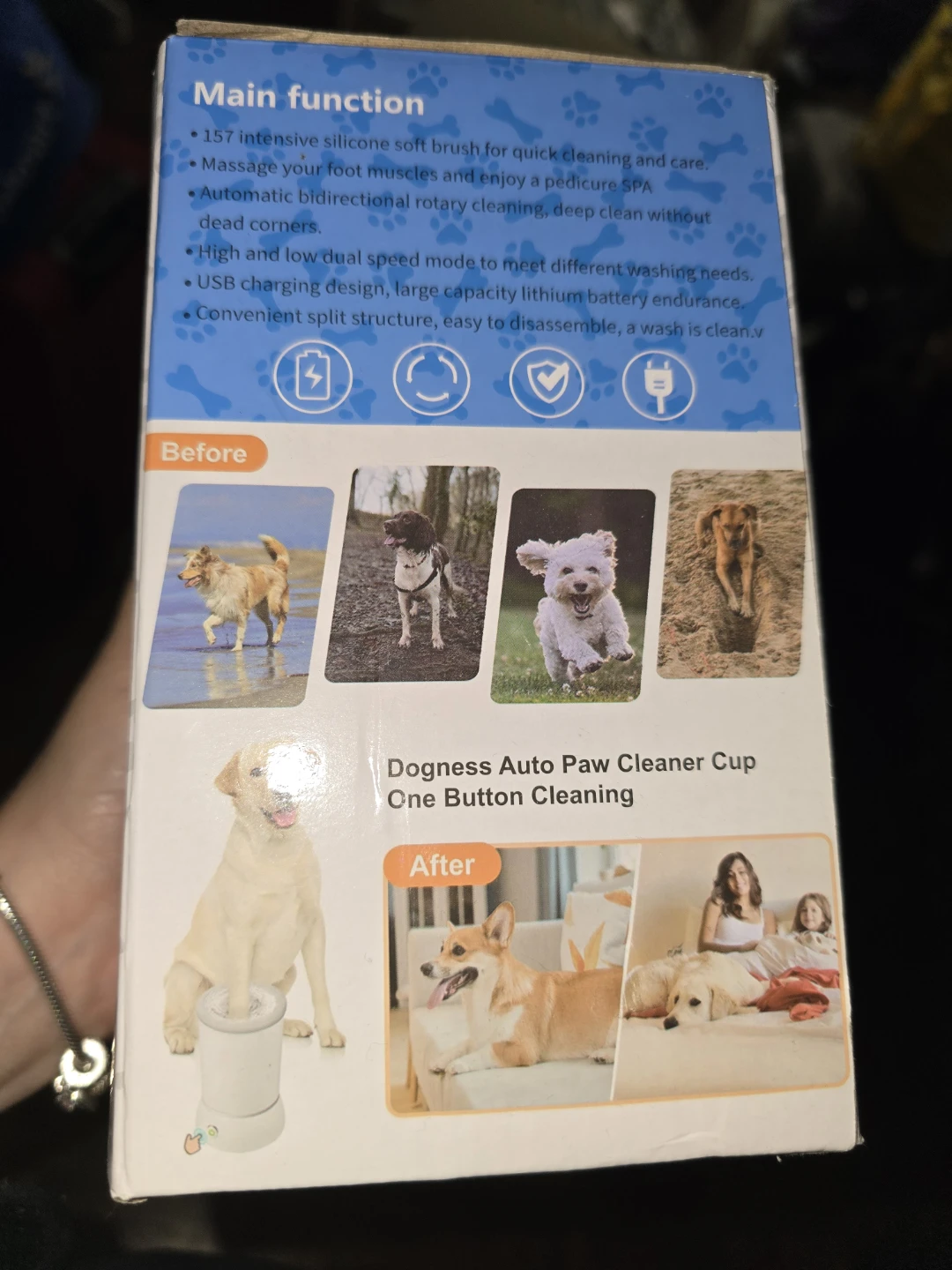 Dogness Automatic Pet Paw Cleaner Cup - photo 2