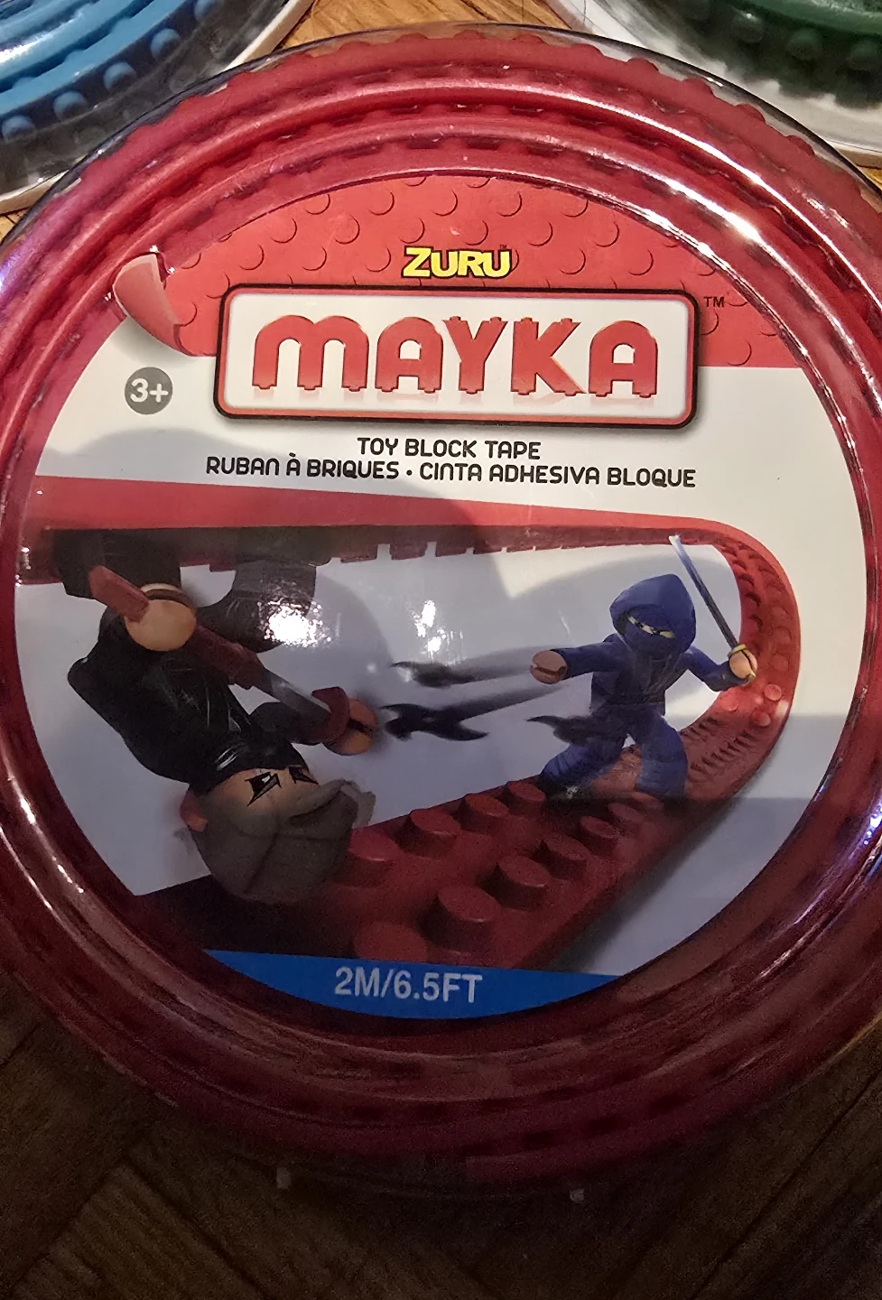 NEW Mayka Toy Block Tape - Red & Green - photo 2