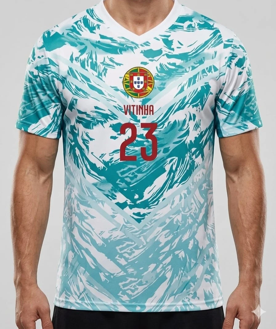 Portugal Vitinha 23 Soccer Jersey