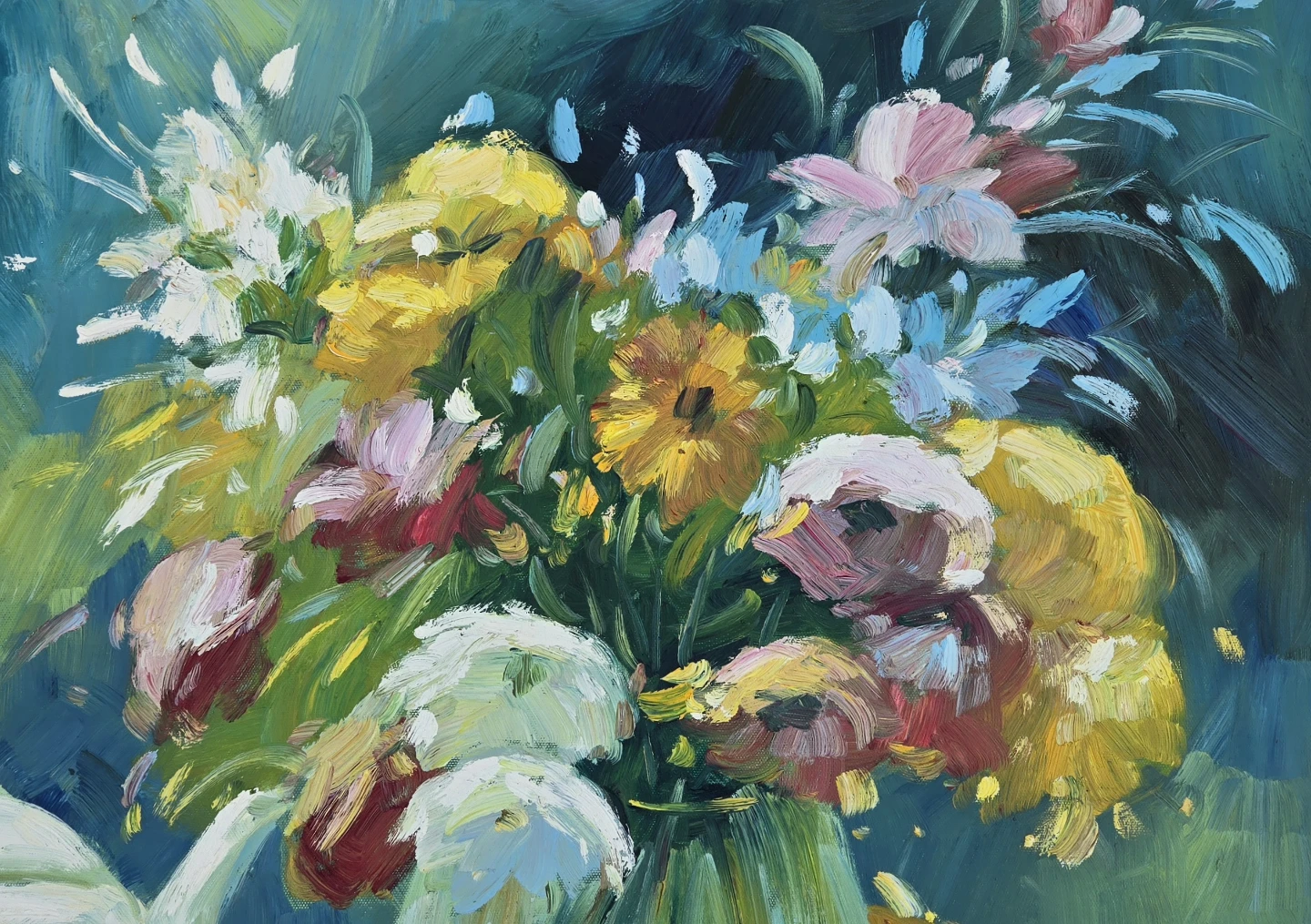 Original Still Life Oil Painting - photo 2