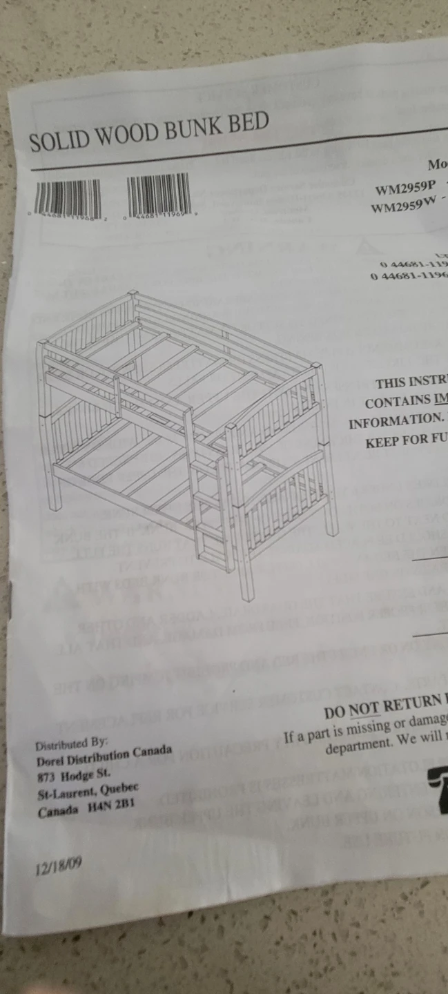 Bunk bed