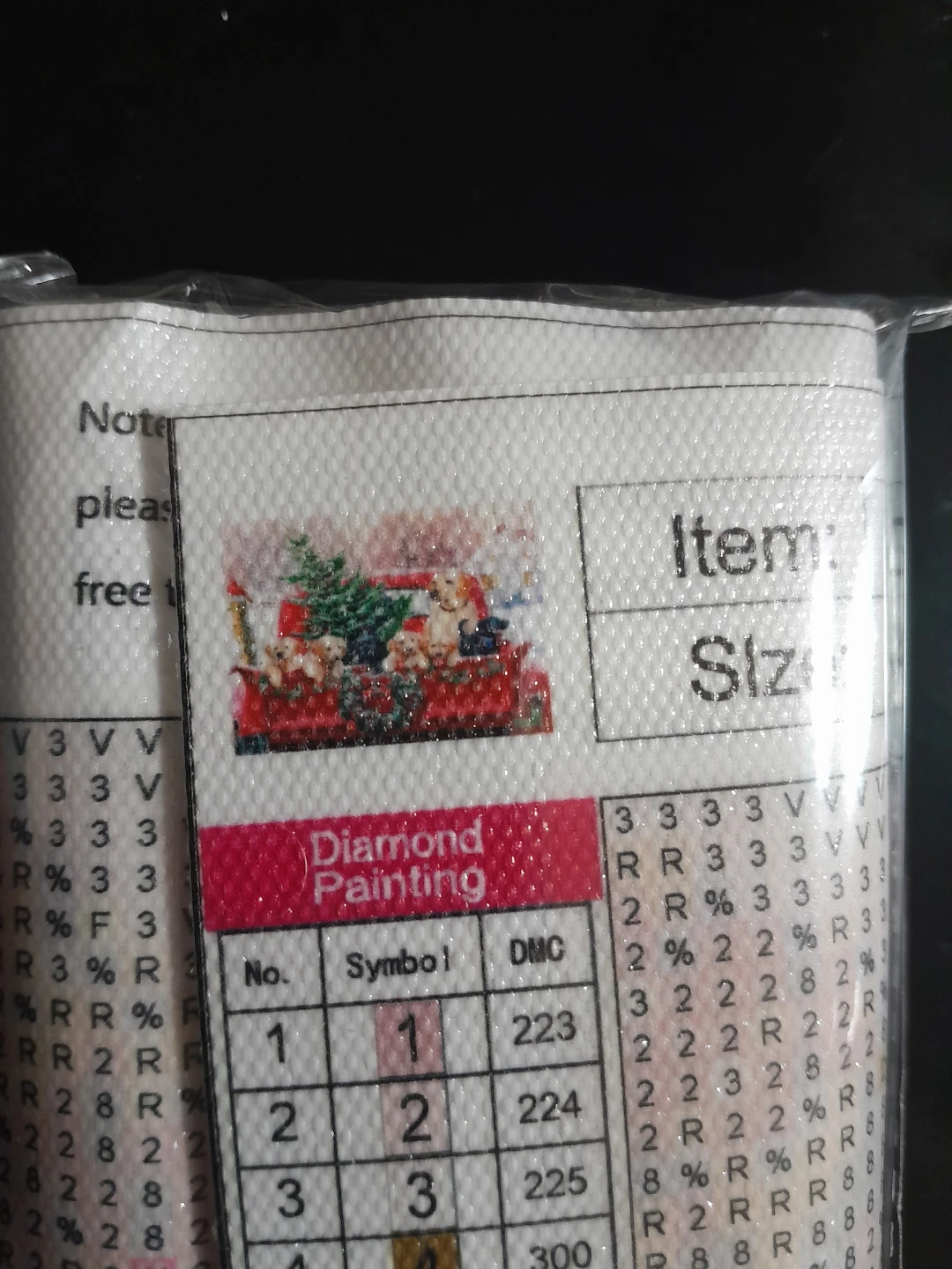 Christmas Truck with Puppies Diamond Painting Kit