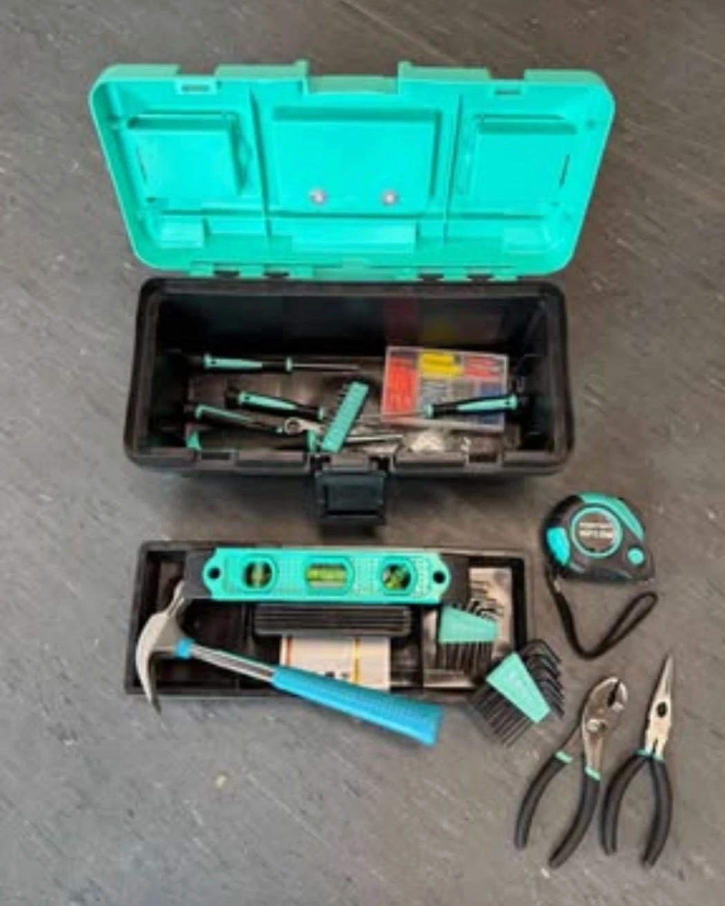 Brand Mini Home Tool Kit (Teal) 🛠️ Great for apartments/dorm!