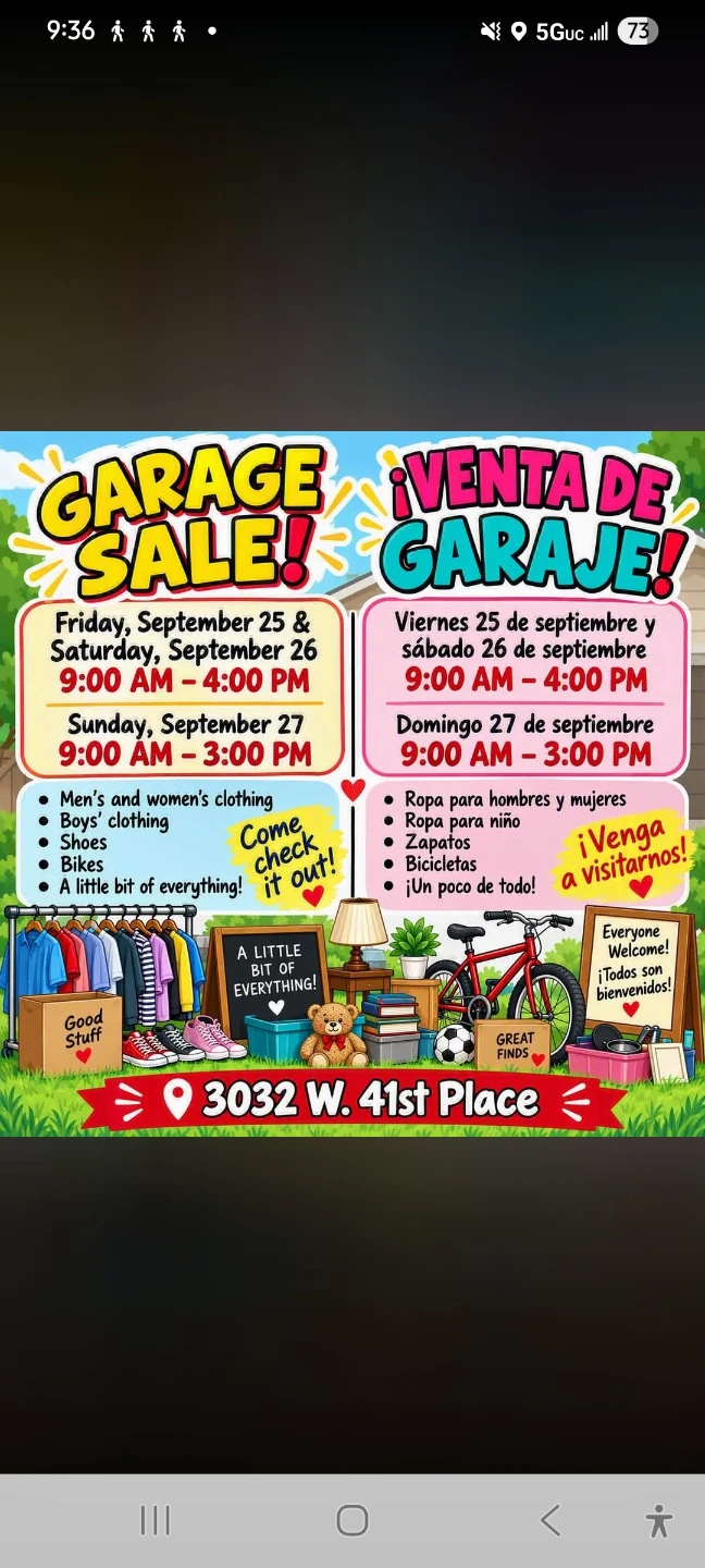 GARAGE SALE