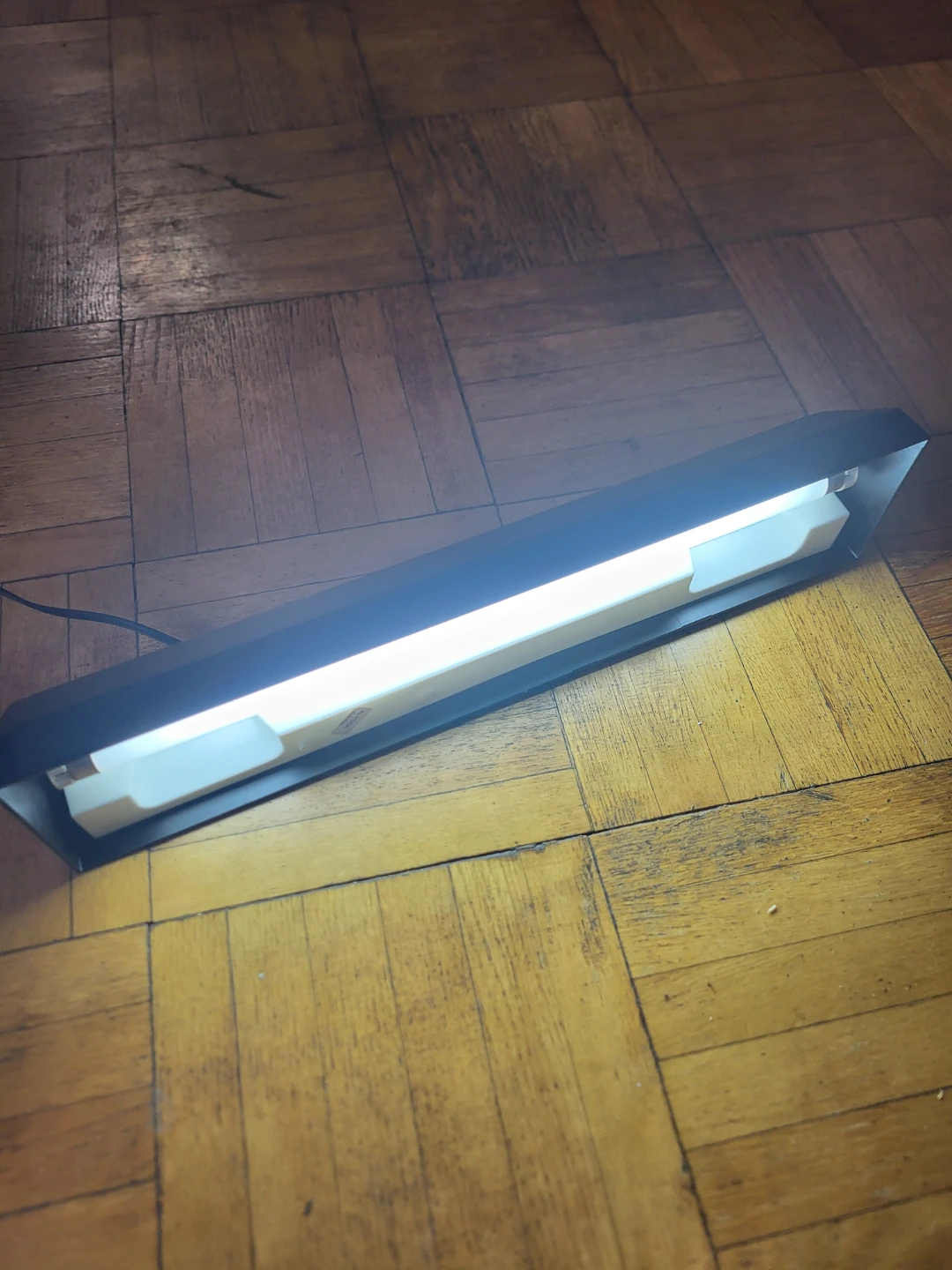 Black Under Cabinet Fluorescent Light Fixture - photo 2