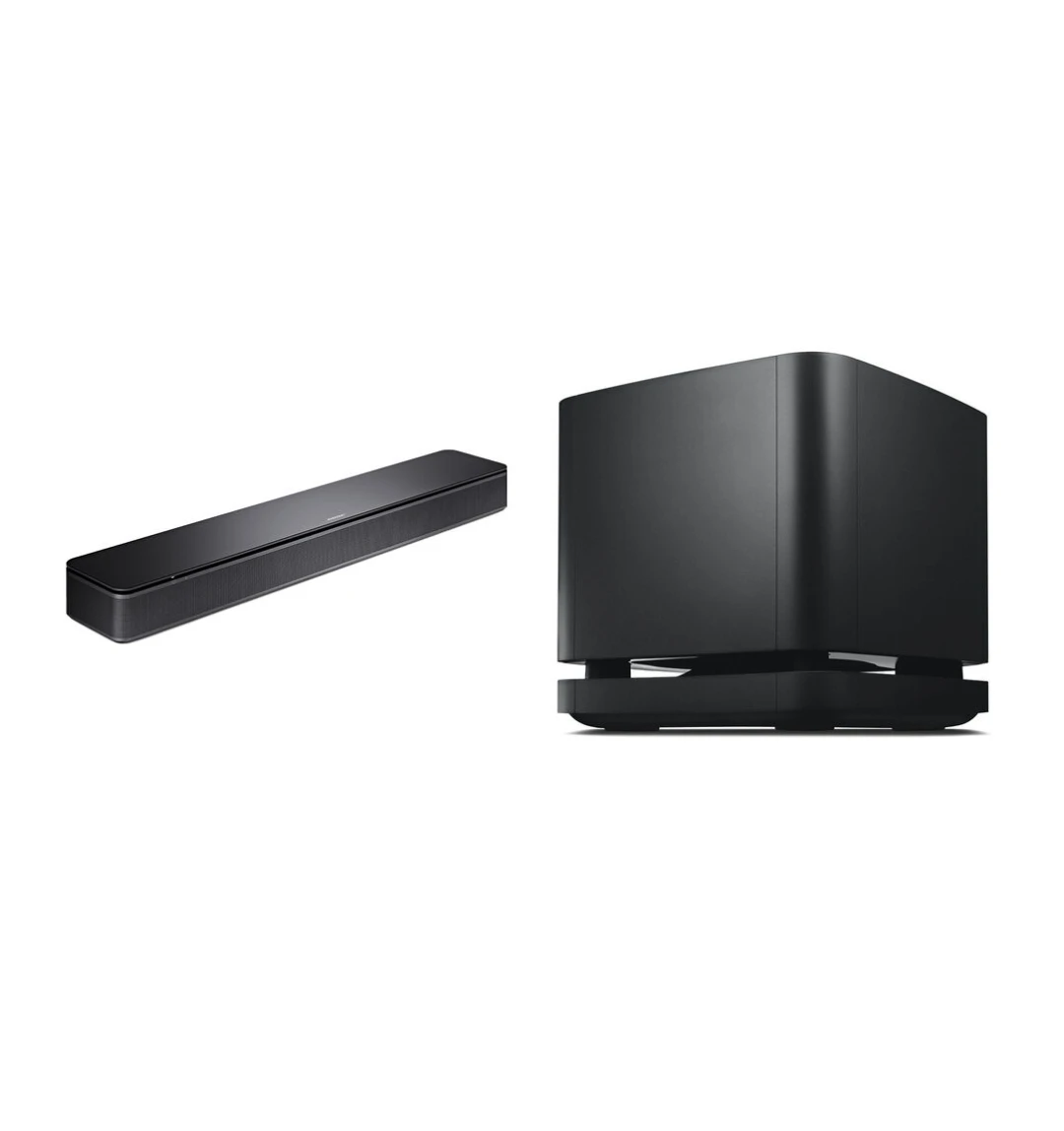 Bose BUNDLE Smart Soundbar 600 with Subwoofer Module 500,BLACK