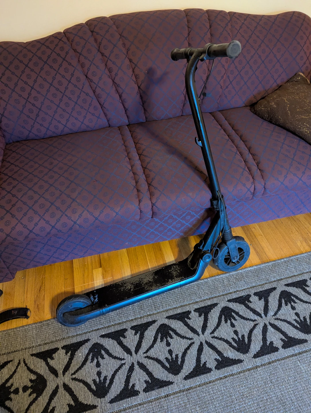 Black Folding electric scooter