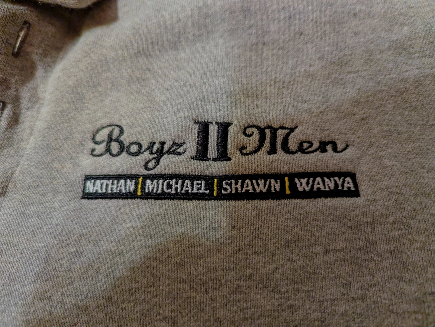 Non-Fiction Boyz II Men Grey Polo Shirt L/G - photo 5