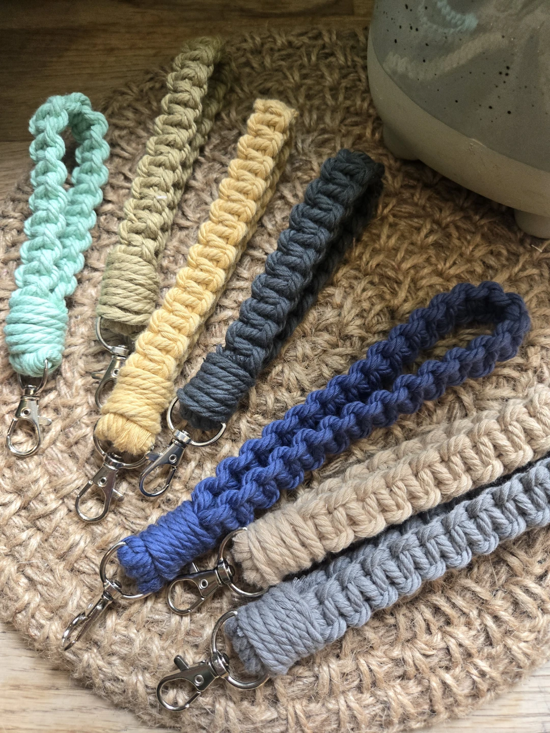 Handmade Macrame Rainbows, Keychains and Wristlets - photo 5