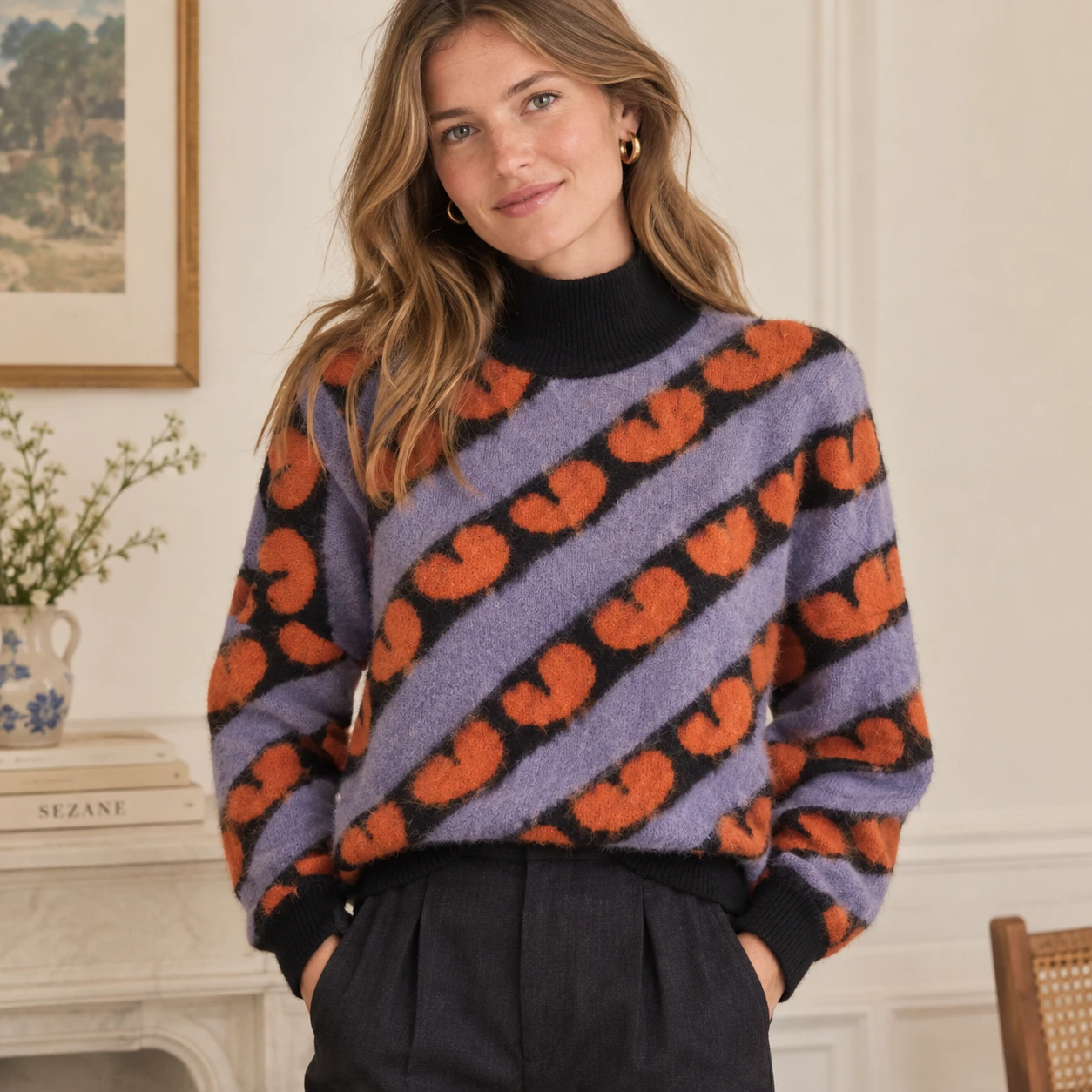 Marni  Heart Print Sweater