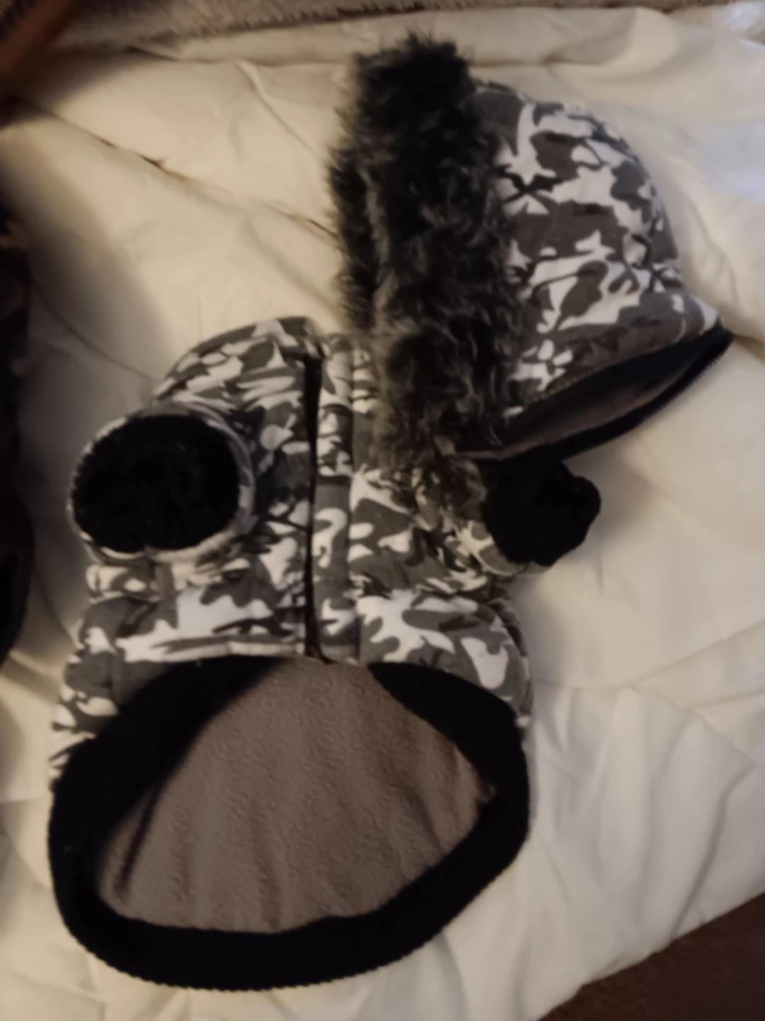 Two Pet Life Camouflage Puffer Jackets