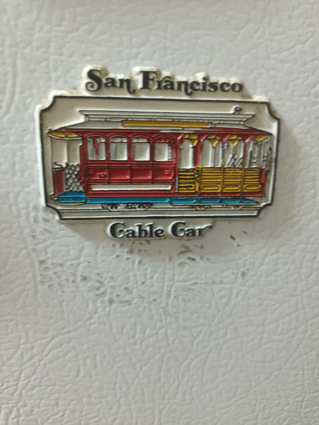 San Francisco Cable Car Souvenir Magnet🏈