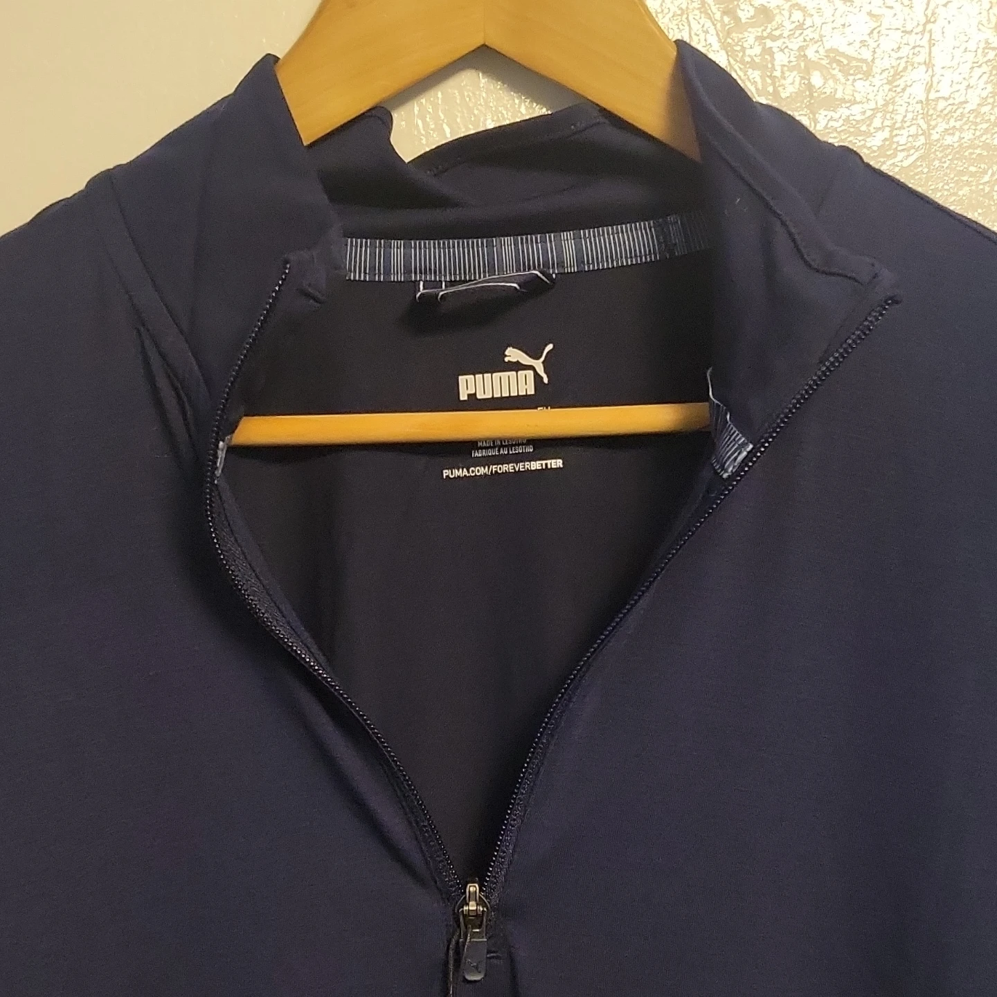 Puma Navy Quarter-Zip Pullover - photo 4