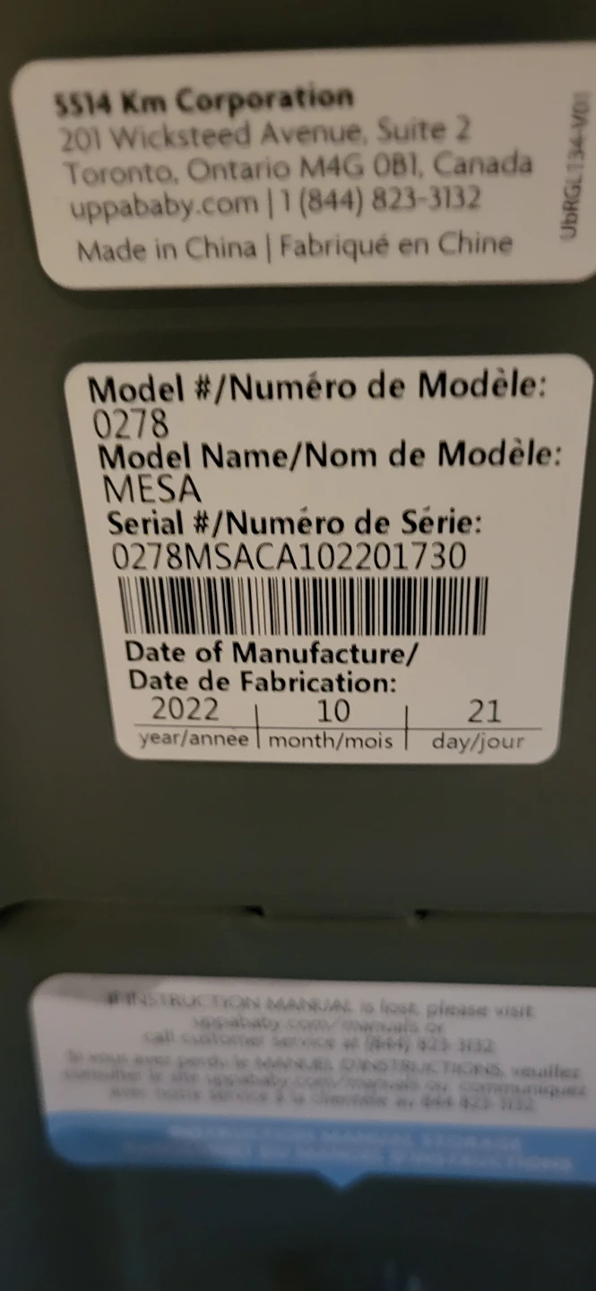 UPPAbaby MESA Infant Car Seat Base - photo 2