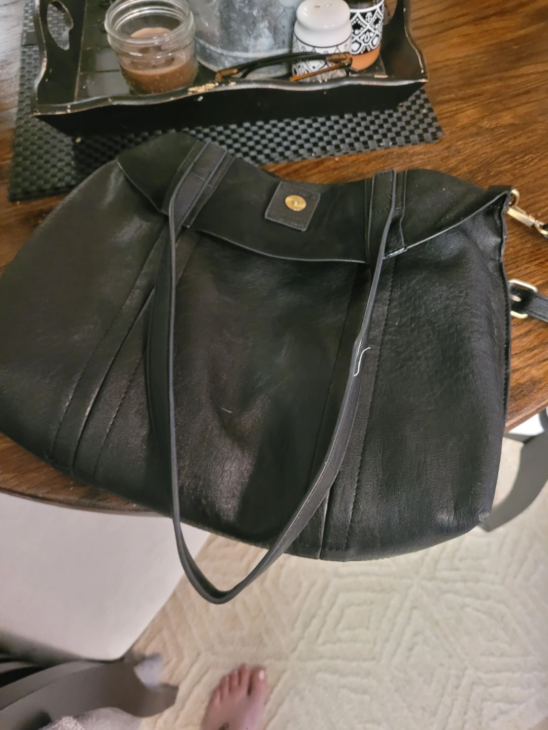 Antik Kraft Black Tote Bag - photo 2