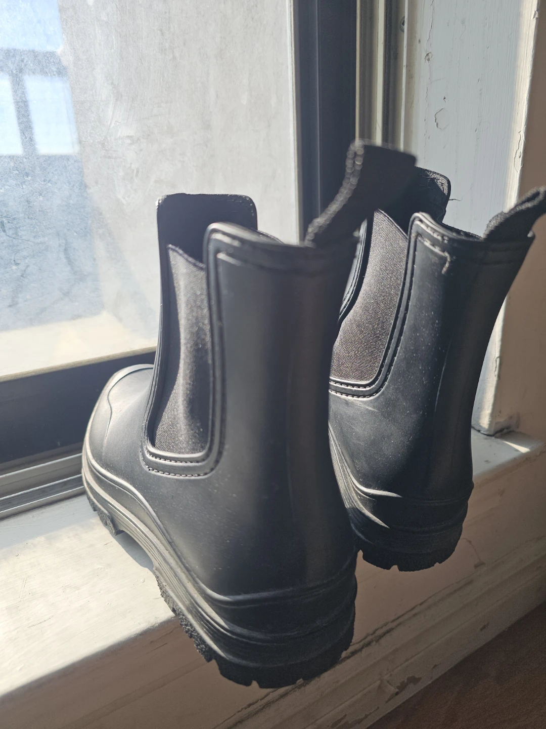 Black Waterproof Rain Boots - photo 2