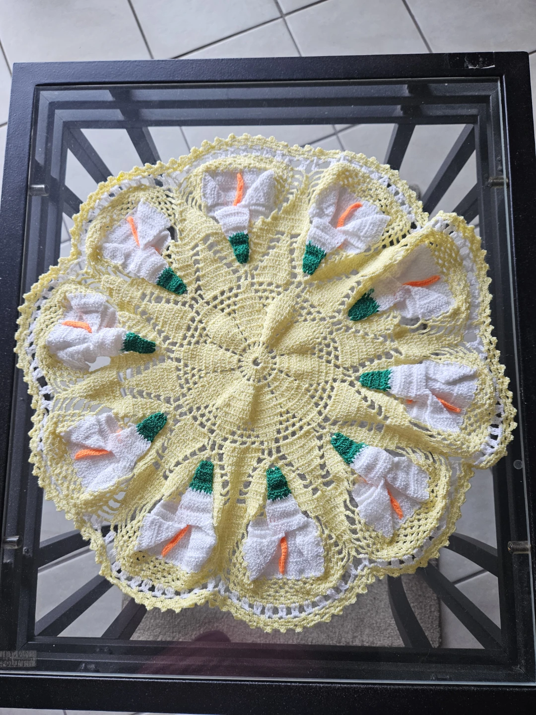 Handmade Crochet Calla 3D Lily Doily