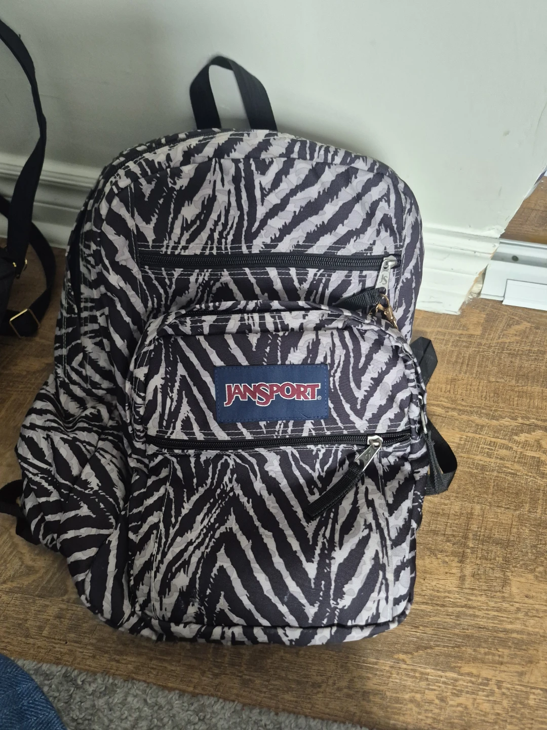 JanSport Zebra Print Backpack
