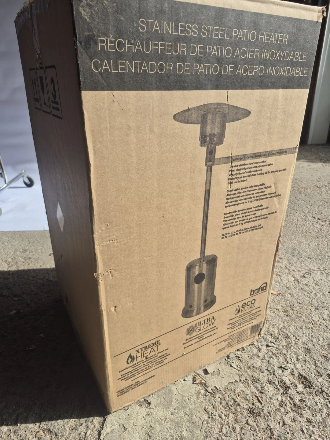 Brand New Bond Stainless Steel Patio Heater - photo 3