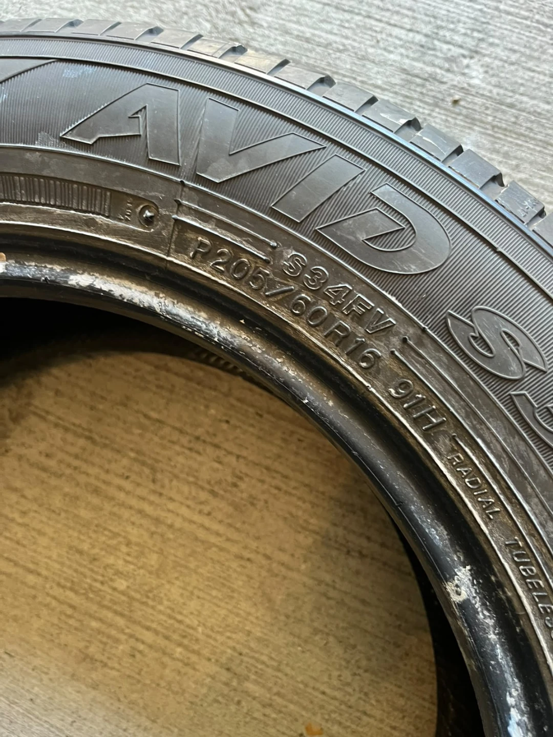 205/60R16  Yokohama Avid S34FV - photo 5