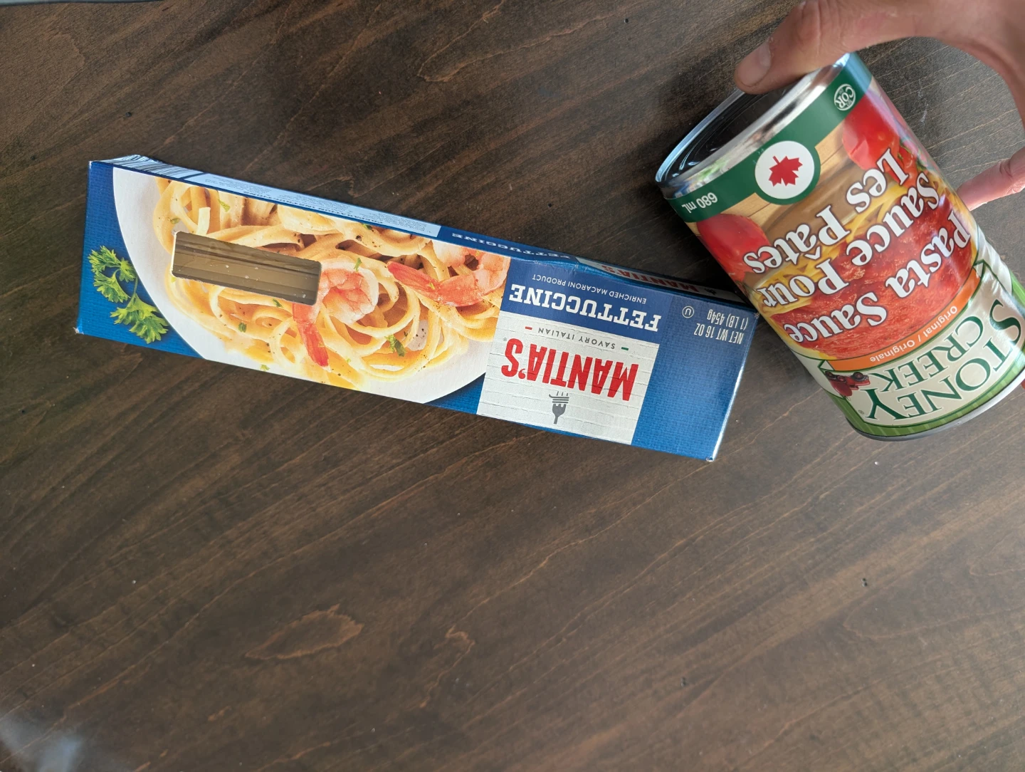 Mantia's Fettuccine and Stoney Creek Pasta Sauce