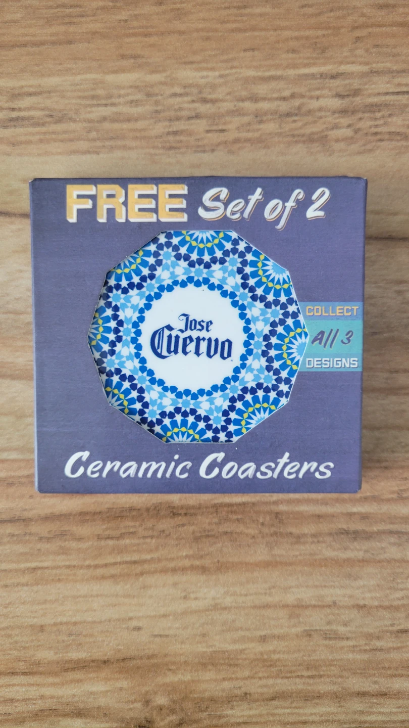 Jose Cuervo Ceramic Coaster Set of 2