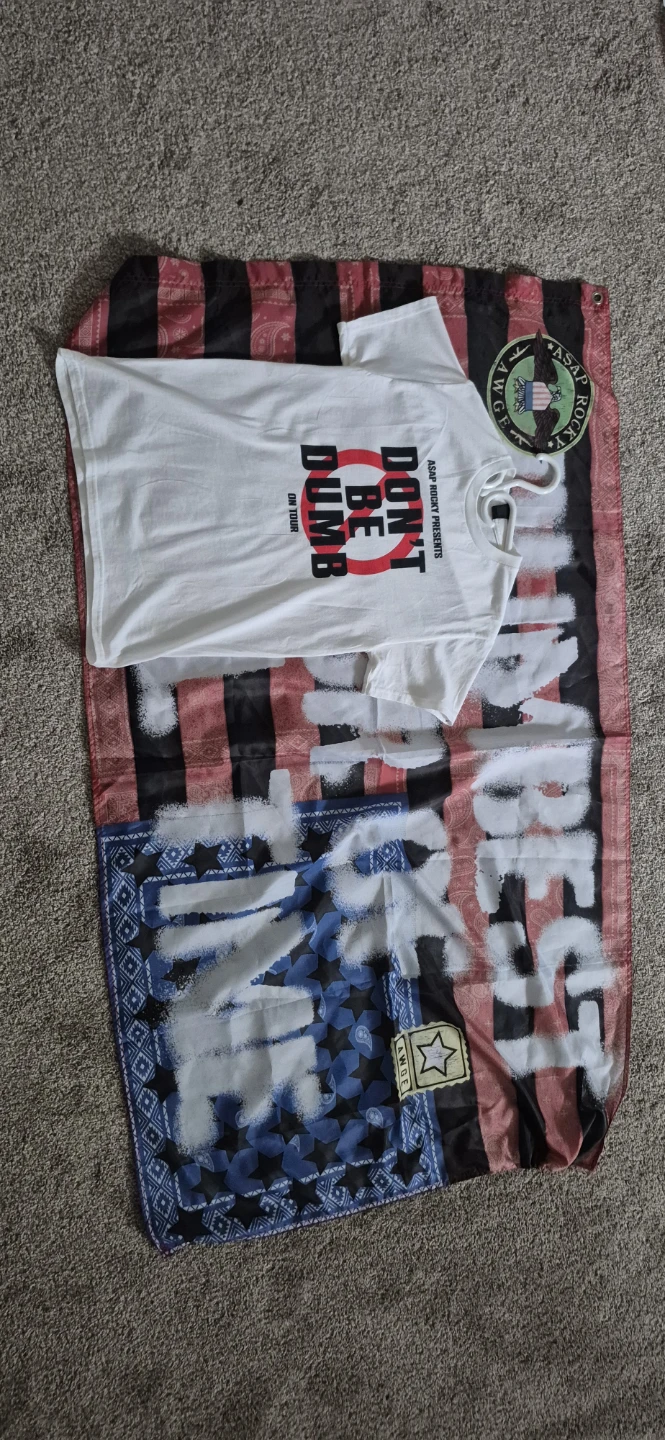 A$AP Rocky Presents Don't Be Dumb Tour T-Shirt & Poster - photo 3