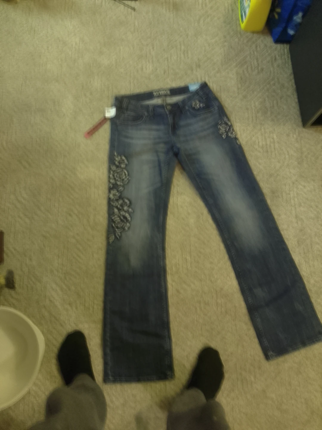 Rock & Roll Cowgirl Juniors Riding Boot Cut Jeans