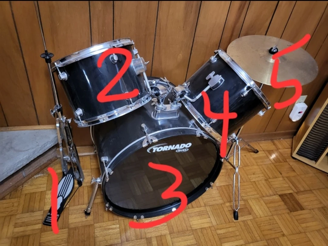 Mapex Tornado Drum Set - photo 4