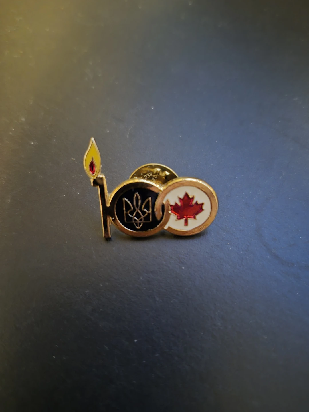 Canada-Ukraine Friendship 100th Anniversary Lapel Pin