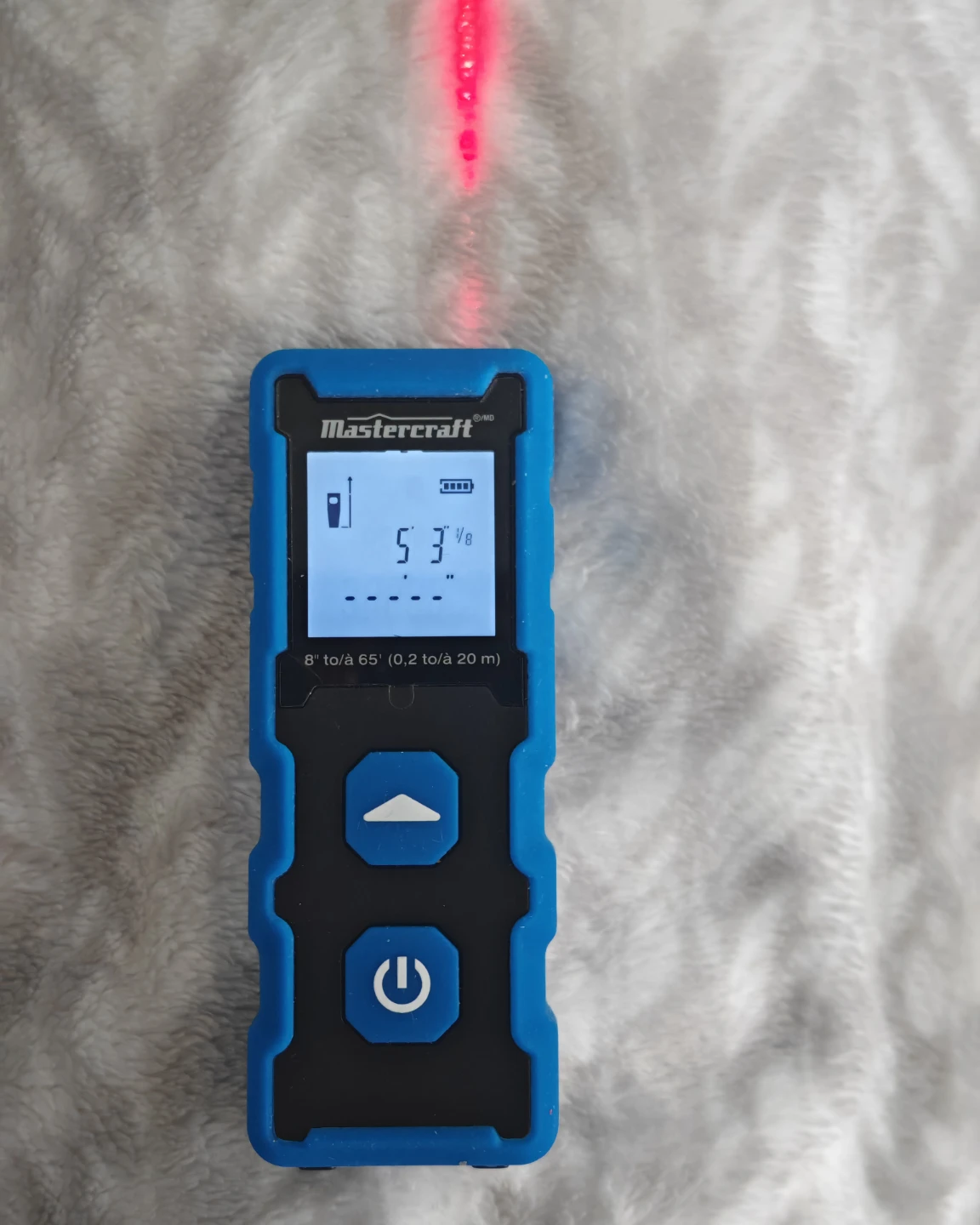 Mastercraft Laser Distance Measurer — Accurate & Easy to Use