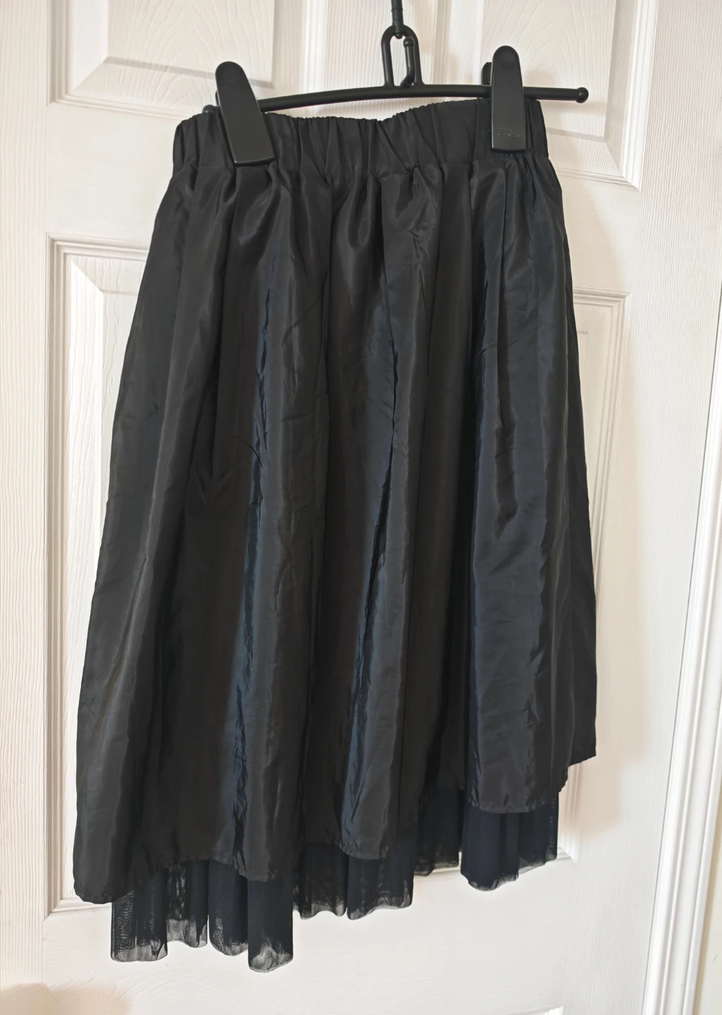 Black Pleated Midi Skirt - photo 2