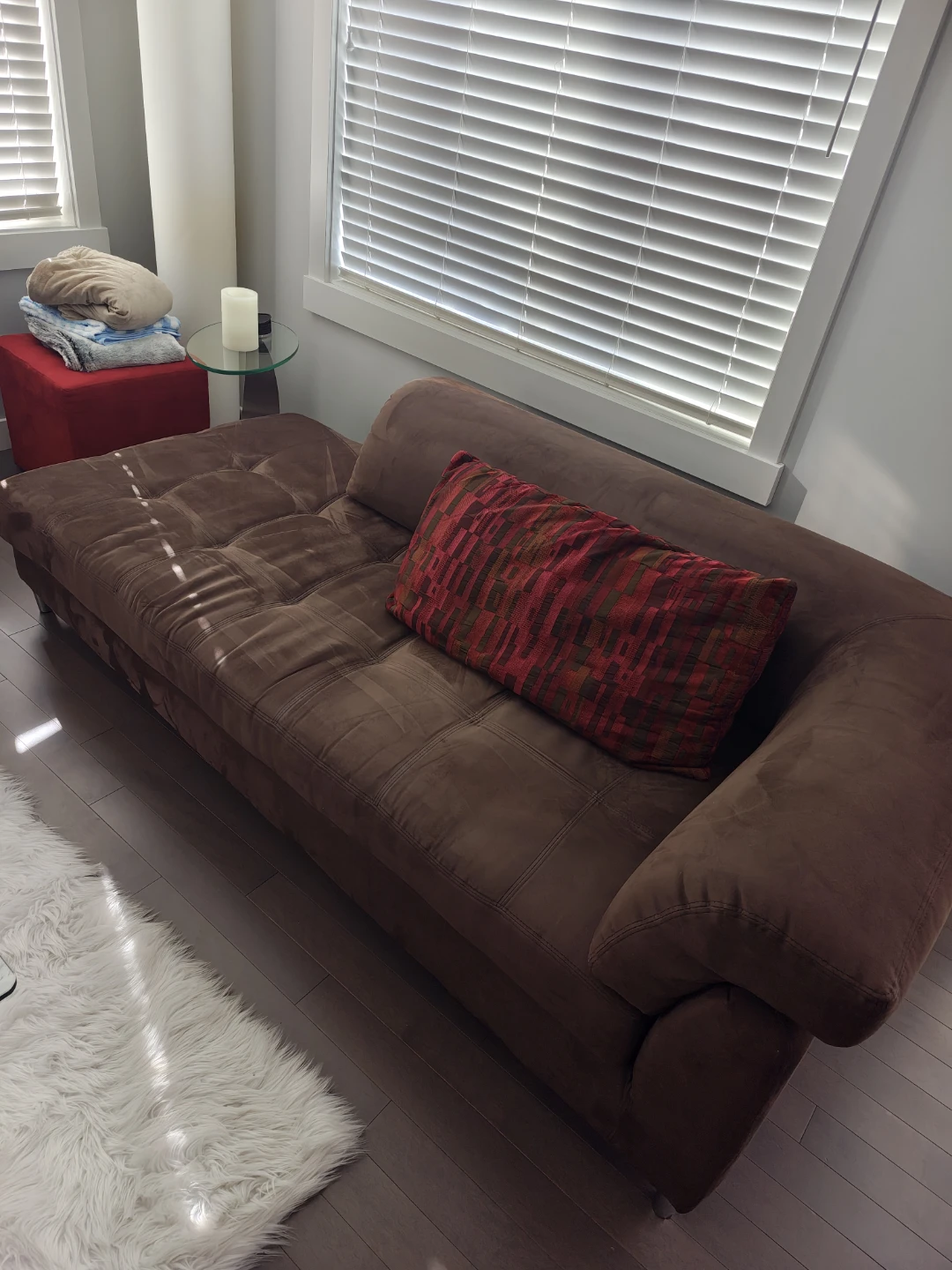 Microfiber Couch and Loveseat - photo 2