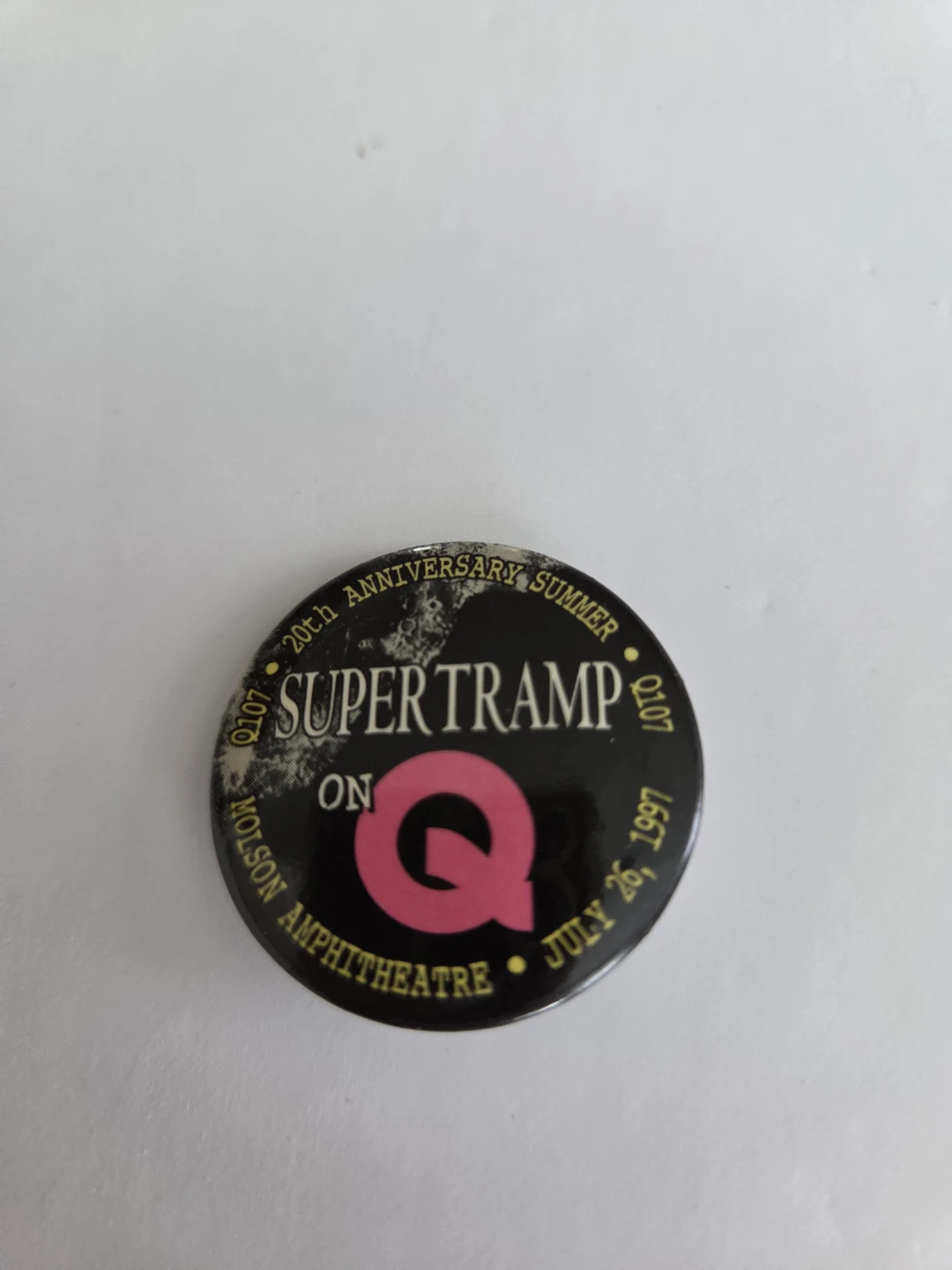 Supertramp 1997 Concert Pin