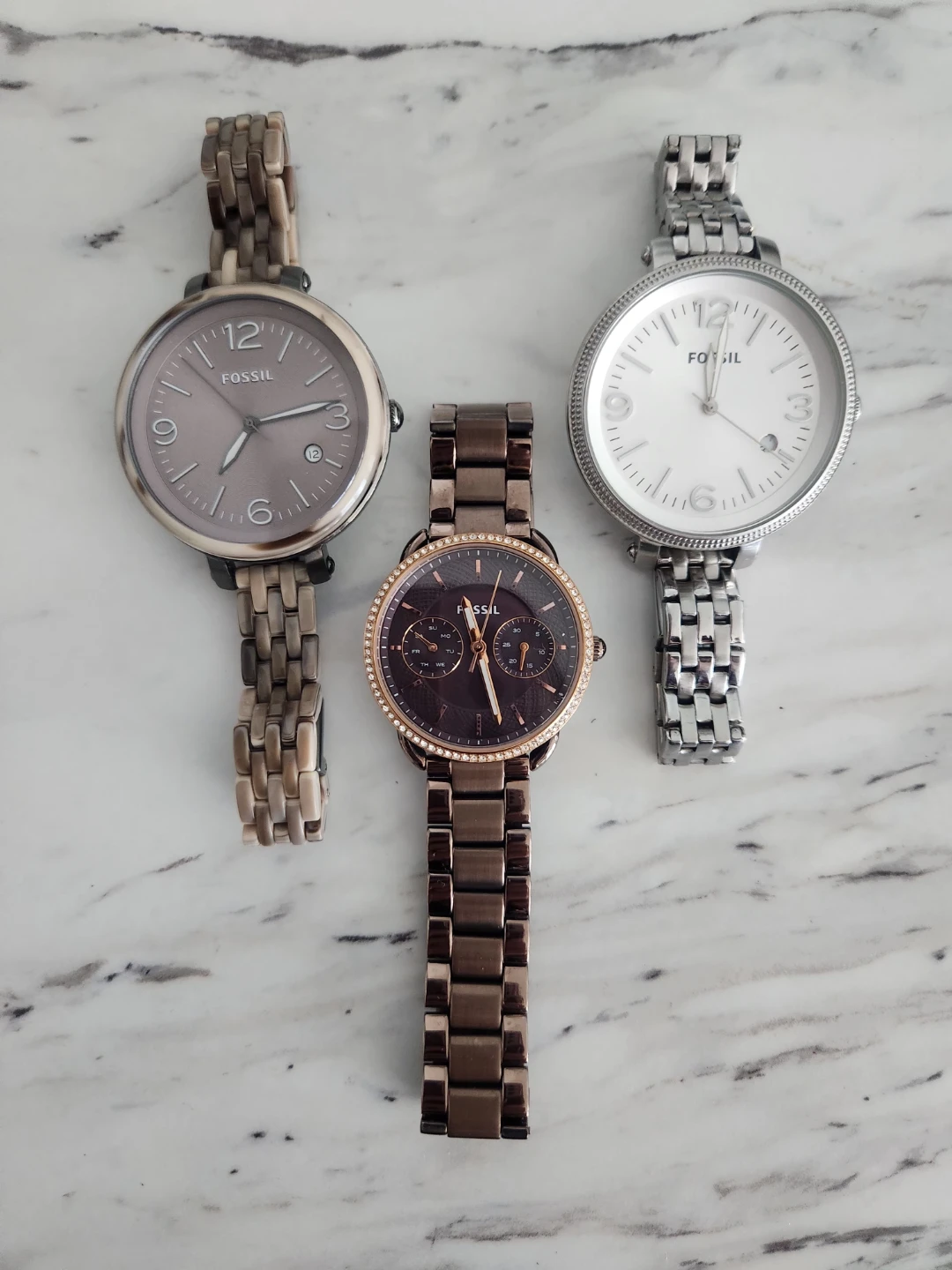 Set of 3 Fossil Watches