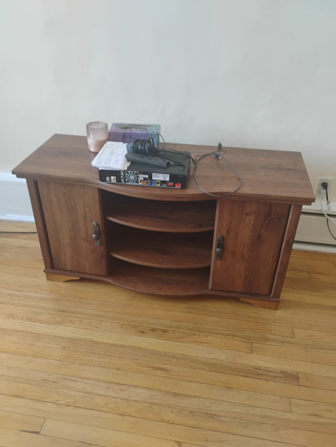 Wood TV Stand Media Console
