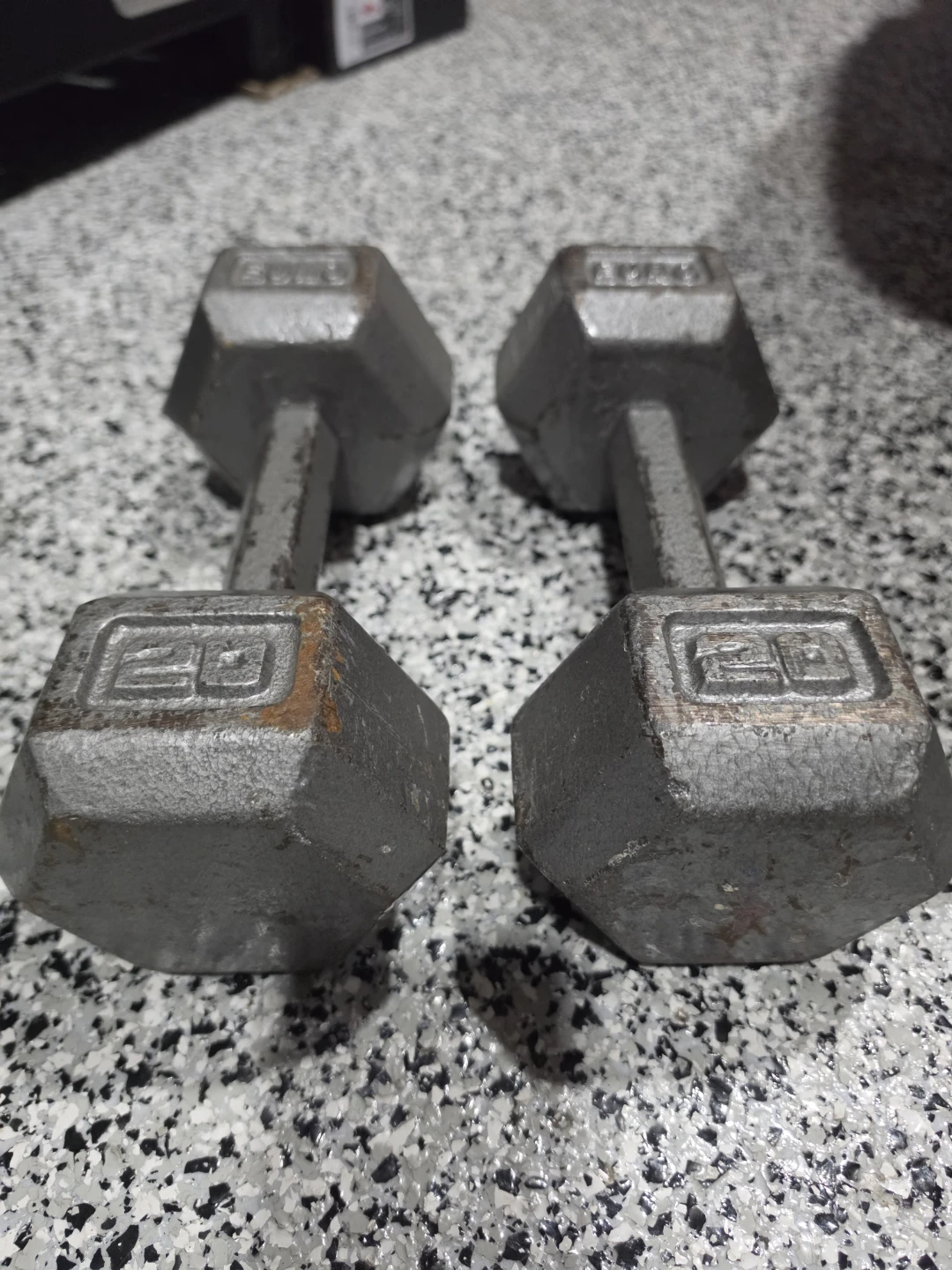 Euro 20 lb Hex Dumbbells - photo 2
