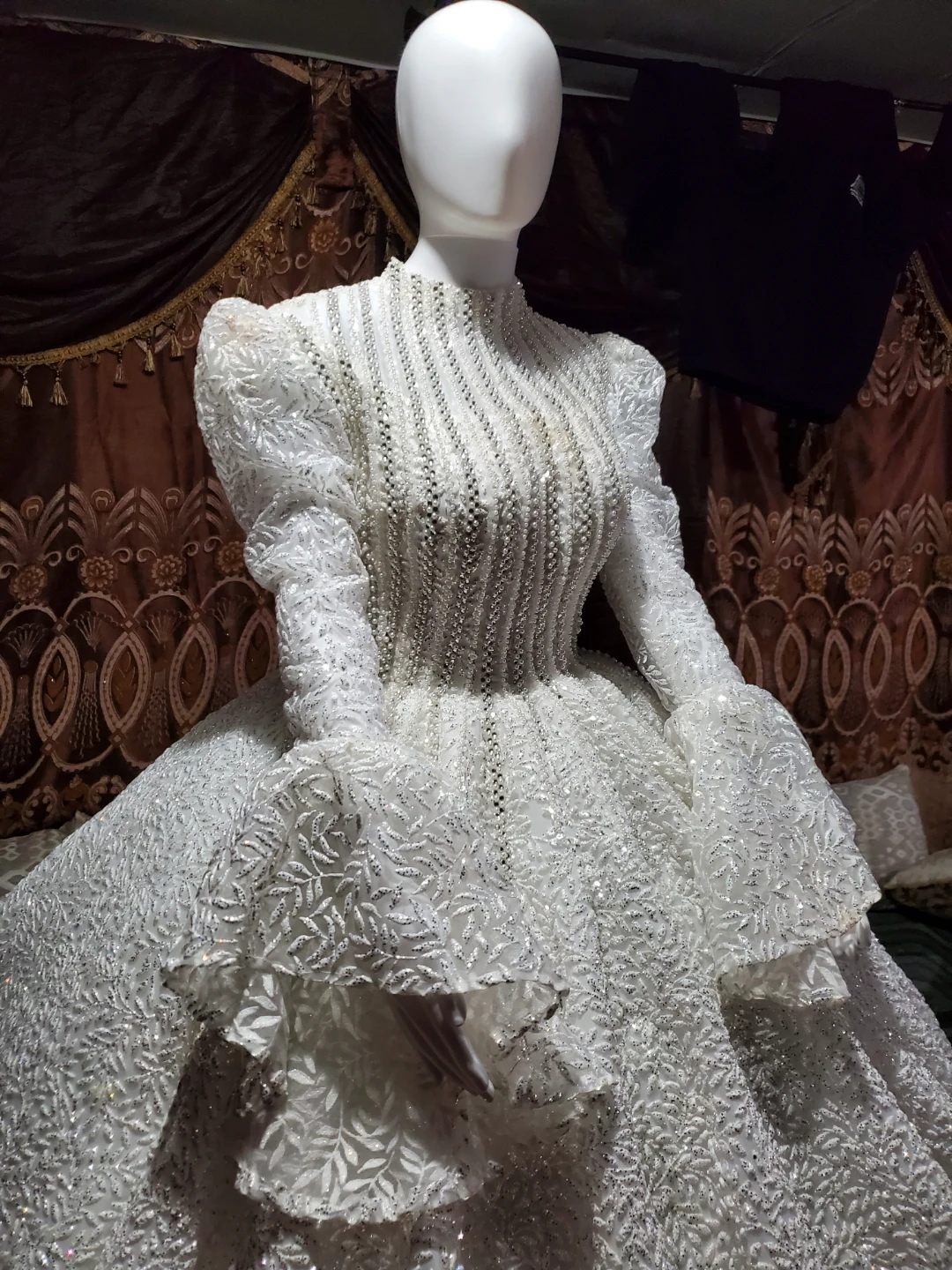 White wedding dress