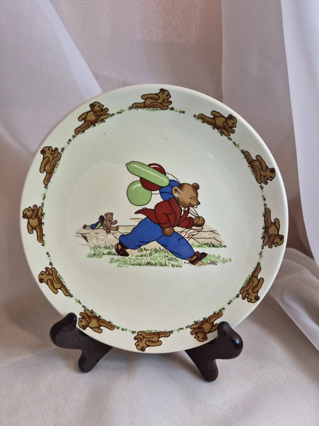Vintage 6 3/4" Round Bone China England Bunny - photo 3
