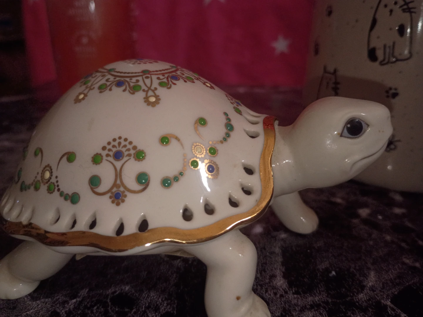Decorative Porcelain Turtle Figurine - photo 2