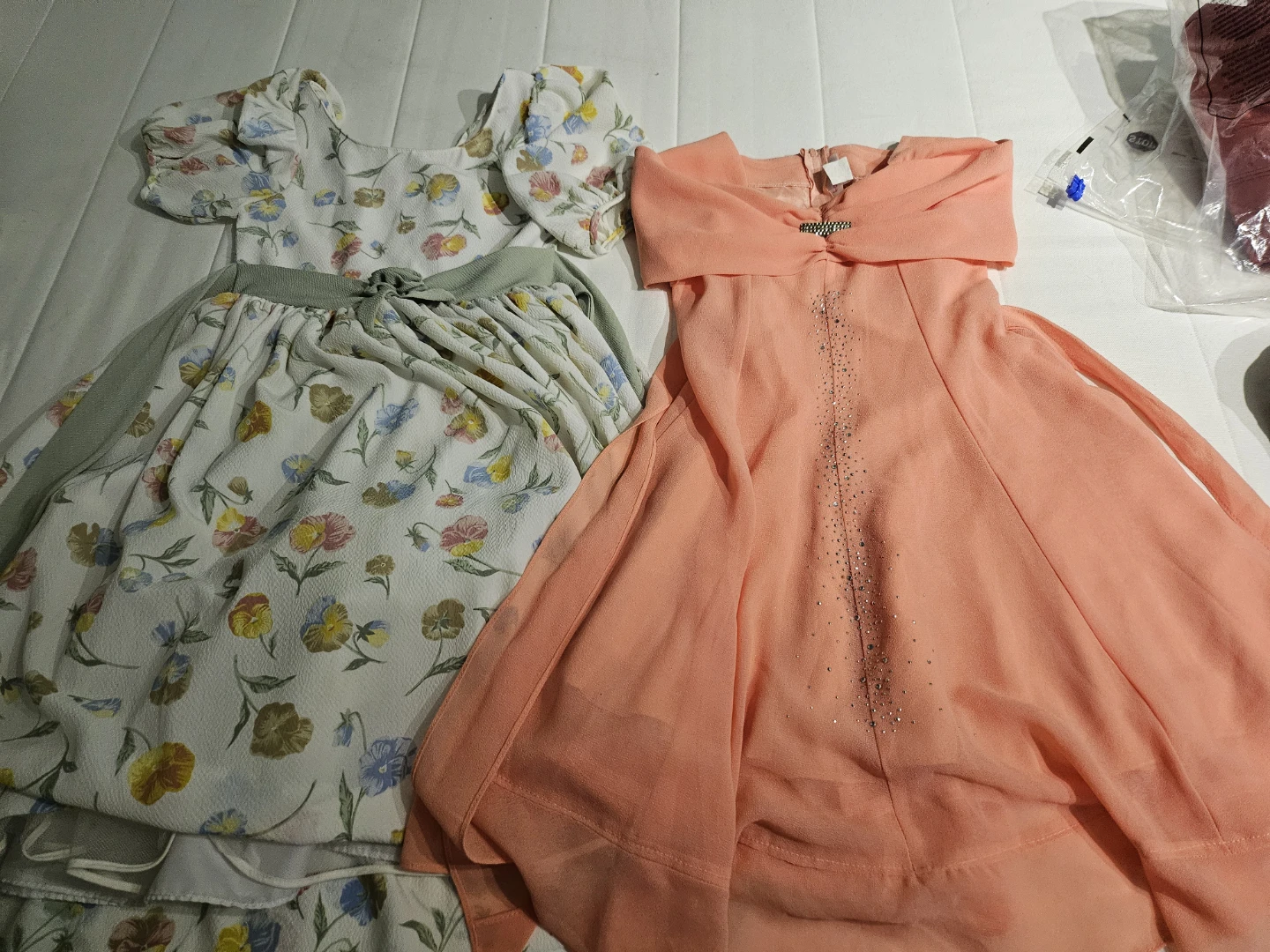 Two girls dresses, Elvira Vali and Bon Bon