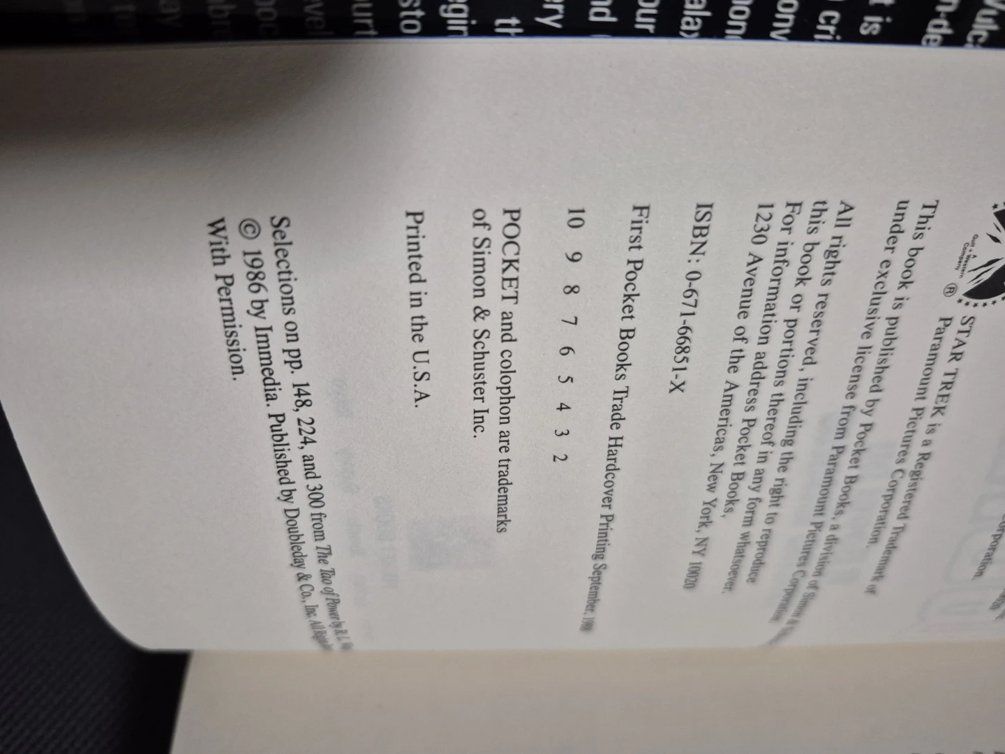 Star Trek: Spock's World (1st Edition - HC) - photo 4