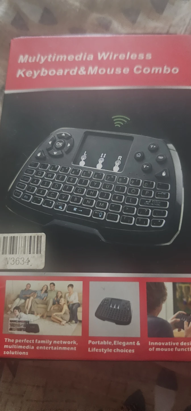 Multimedia Wireless Keyboard and Mouse Combo